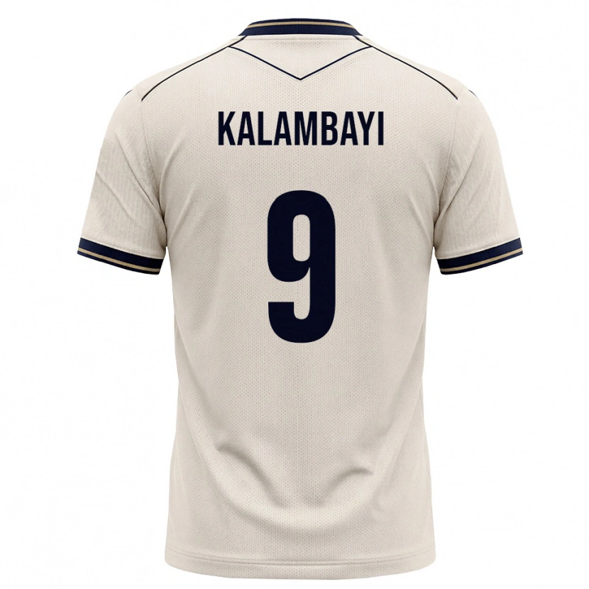 Danxen Kinderen Simon Kalambayi #9 Off-White Inktblauw Uitshirt Uittenue 2026/27 T-Shirt