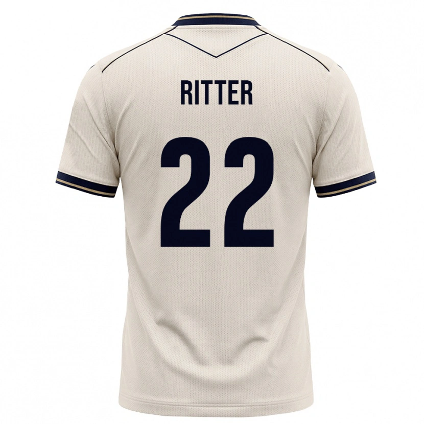 Danxen Kinderen Sara Ritter #22 Off-White Inktblauw Uitshirt Uittenue 2026/27 T-Shirt