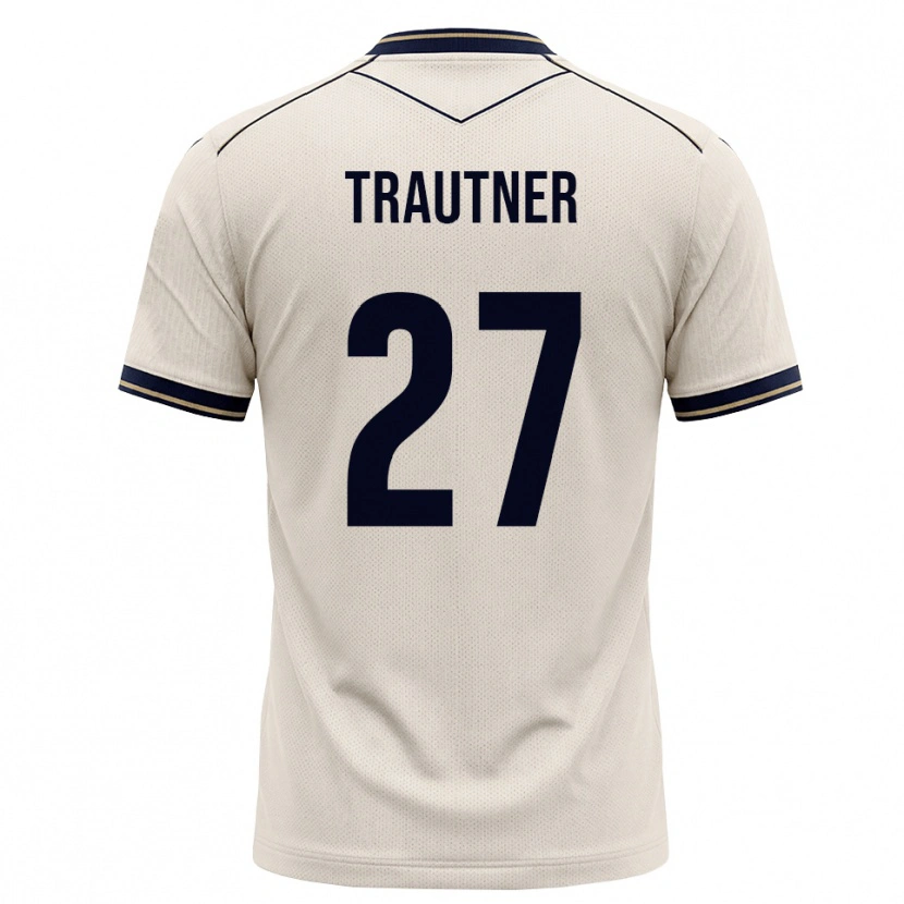 Danxen Kinderen Tobias Trautner #27 Off-White Inktblauw Uitshirt Uittenue 2026/27 T-Shirt