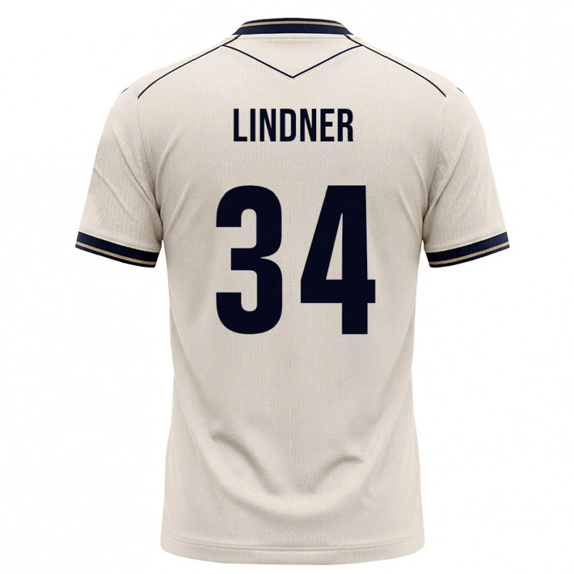 Danxen Kinderen Sophie Lindner #34 Off-White Inktblauw Uitshirt Uittenue 2026/27 T-Shirt