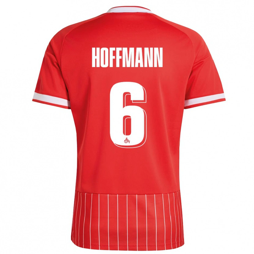 Danxen Kinderen Niklas Hoffmann #6 Rood Wit Groen Uitshirt Uittenue 2026/27 T-Shirt