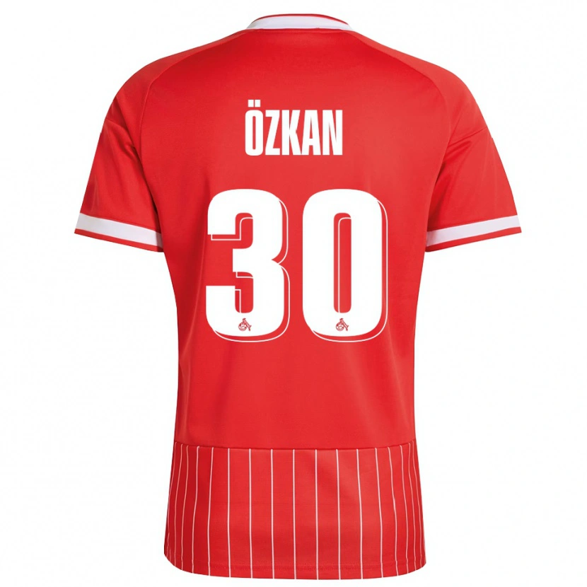 Danxen Kinderen Mikail Özkan #30 Rood Wit Groen Uitshirt Uittenue 2026/27 T-Shirt