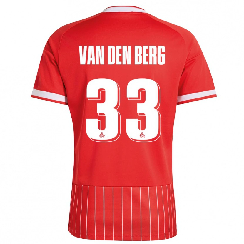 Danxen Kinderen Rav Van Den Berg #33 Rood Wit Groen Uitshirt Uittenue 2026/27 T-Shirt