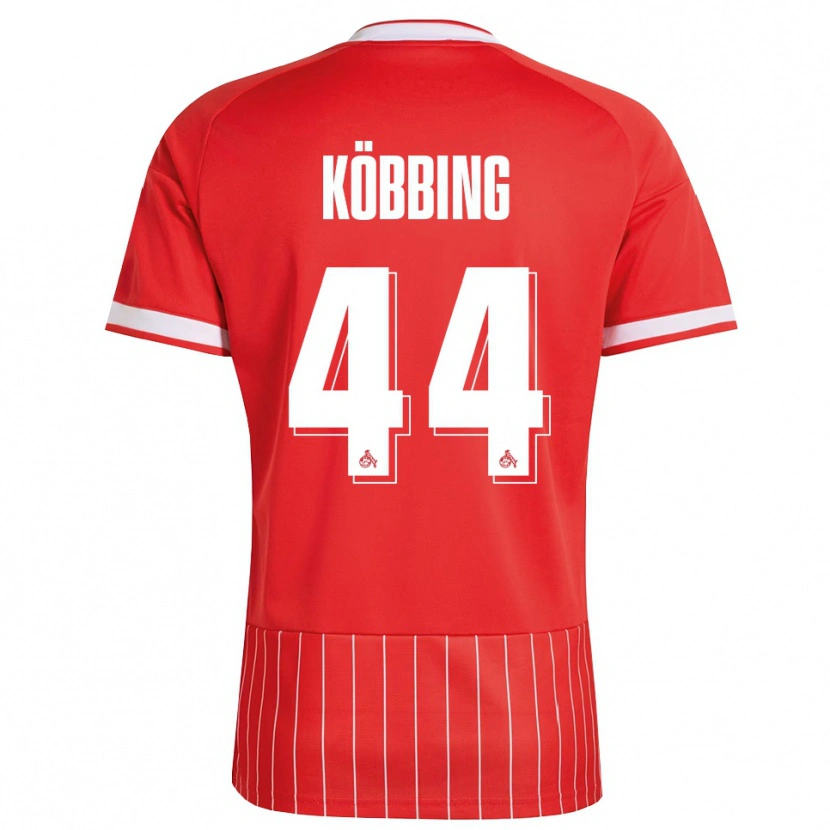 Danxen Kinderen Matthias Köbbing #44 Rood Wit Groen Uitshirt Uittenue 2026/27 T-Shirt