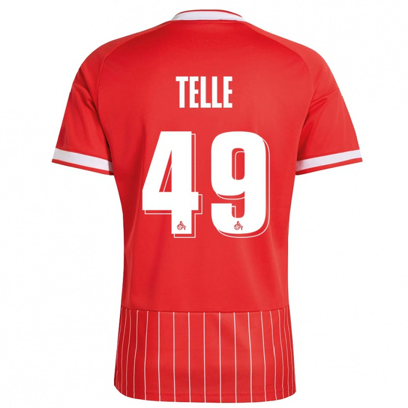 Danxen Kinderen Neo Telle #49 Rood Wit Groen Uitshirt Uittenue 2026/27 T-Shirt