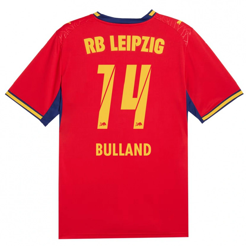 Danxen Kinderen Anton Bulland #14 Rood Geel Koninklijk Blauw Uitshirt Uittenue 2026/27 T-Shirt