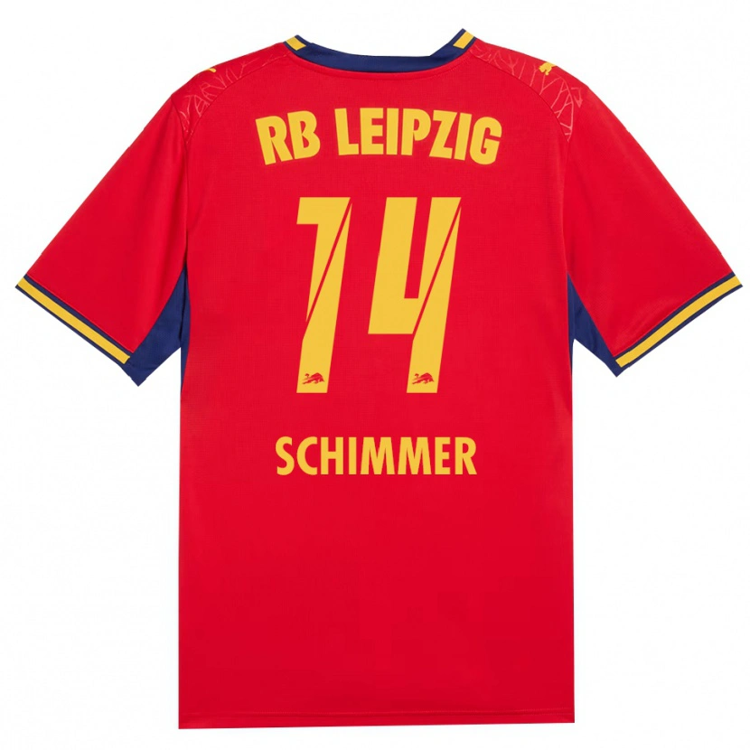 Danxen Kinderen Marleen Schimmer #14 Rood Geel Koninklijk Blauw Uitshirt Uittenue 2026/27 T-Shirt
