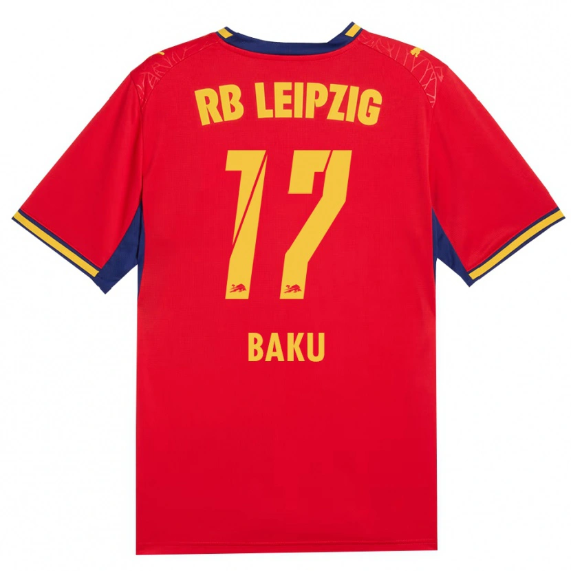 Danxen Kinderen Ridle Baku #17 Rood Geel Koninklijk Blauw Uitshirt Uittenue 2026/27 T-Shirt