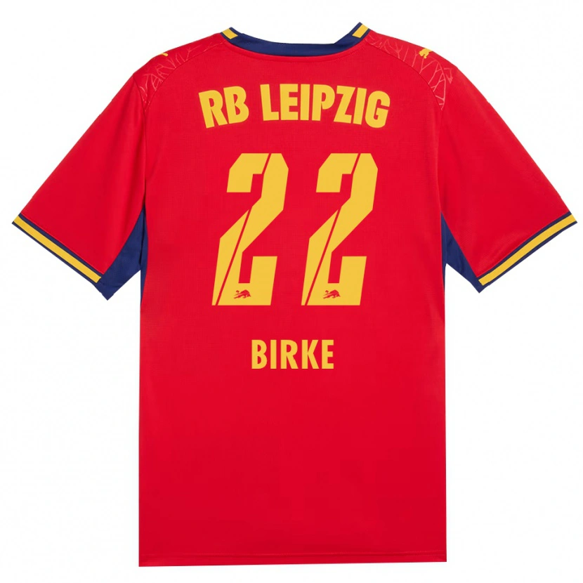 Danxen Kinderen Lennox Birke #22 Rood Geel Koninklijk Blauw Uitshirt Uittenue 2026/27 T-Shirt