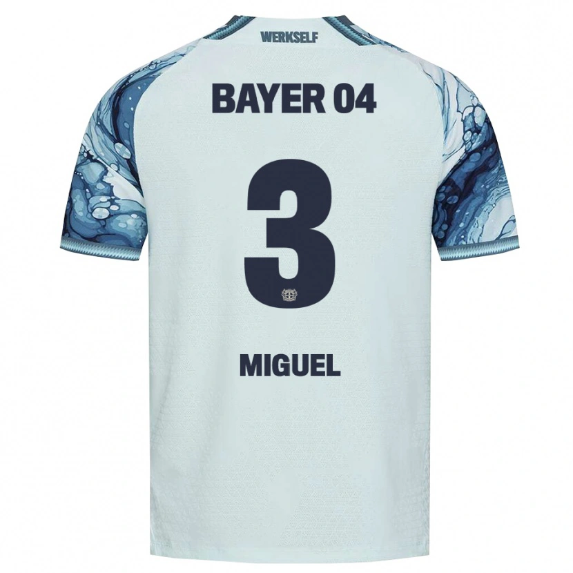 Danxen Kinderen Miguel Gutiérrez #3 Donkergroen Zwart Uitshirt Uittenue 2026/27 T-Shirt