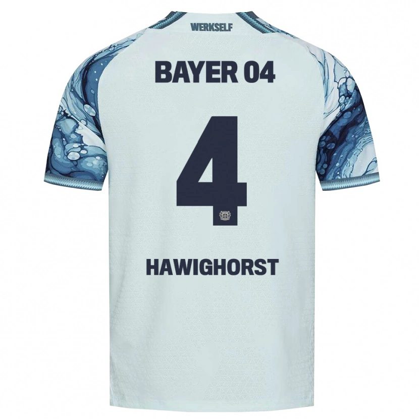 Danxen Kinderen Ben Hawighorst #4 Donkergroen Zwart Uitshirt Uittenue 2026/27 T-Shirt