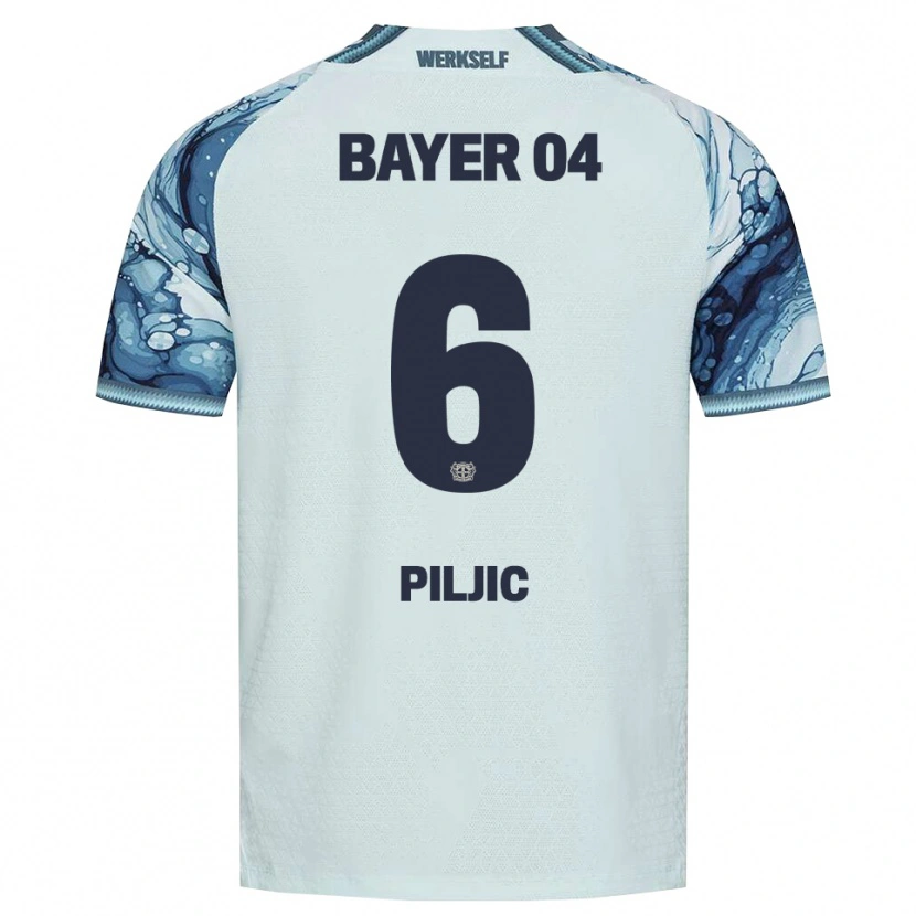 Danxen Kinderen Katharina Piljic #6 Donkergroen Zwart Uitshirt Uittenue 2026/27 T-Shirt