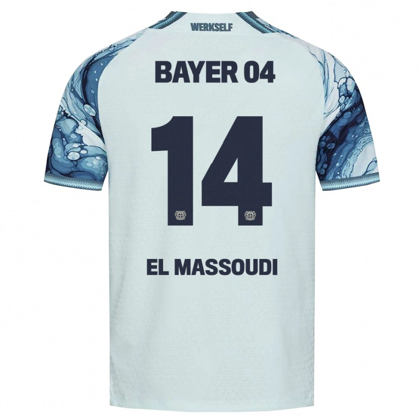 Danxen Kinderen Nassim El Massoudi #14 Donkergroen Zwart Uitshirt Uittenue 2026/27 T-Shirt