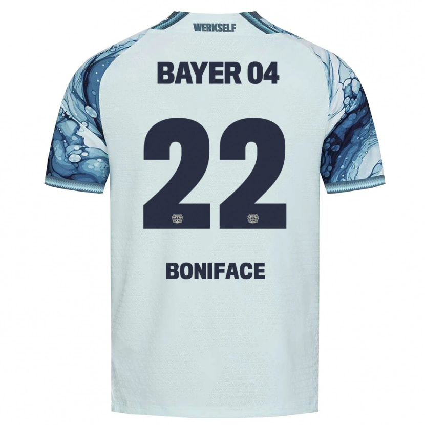 Danxen Kinderen Victor Boniface #22 Donkergroen Zwart Uitshirt Uittenue 2026/27 T-Shirt