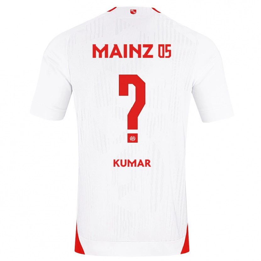 Danxen Kinderen Florian Kumar #0 Wit Rood Geel Uitshirt Uittenue 2026/27 T-Shirt