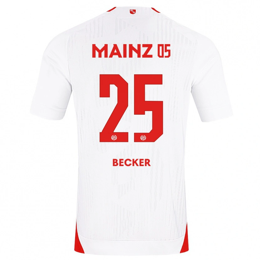 Danxen Kinderen Kathrin Becker #25 Wit Rood Geel Uitshirt Uittenue 2026/27 T-Shirt