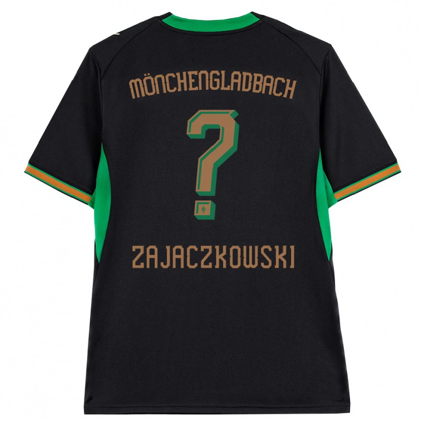 Danxen Kinderen Vincent Zajaczkowski #0 Zwart Oranje Groen Bruin Uitshirt Uittenue 2026/27 T-Shirt