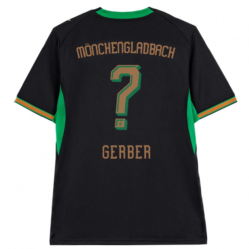 Danxen Kinderen Sophia Gerber #0 Zwart Oranje Groen Bruin Uitshirt Uittenue 2026/27 T-Shirt