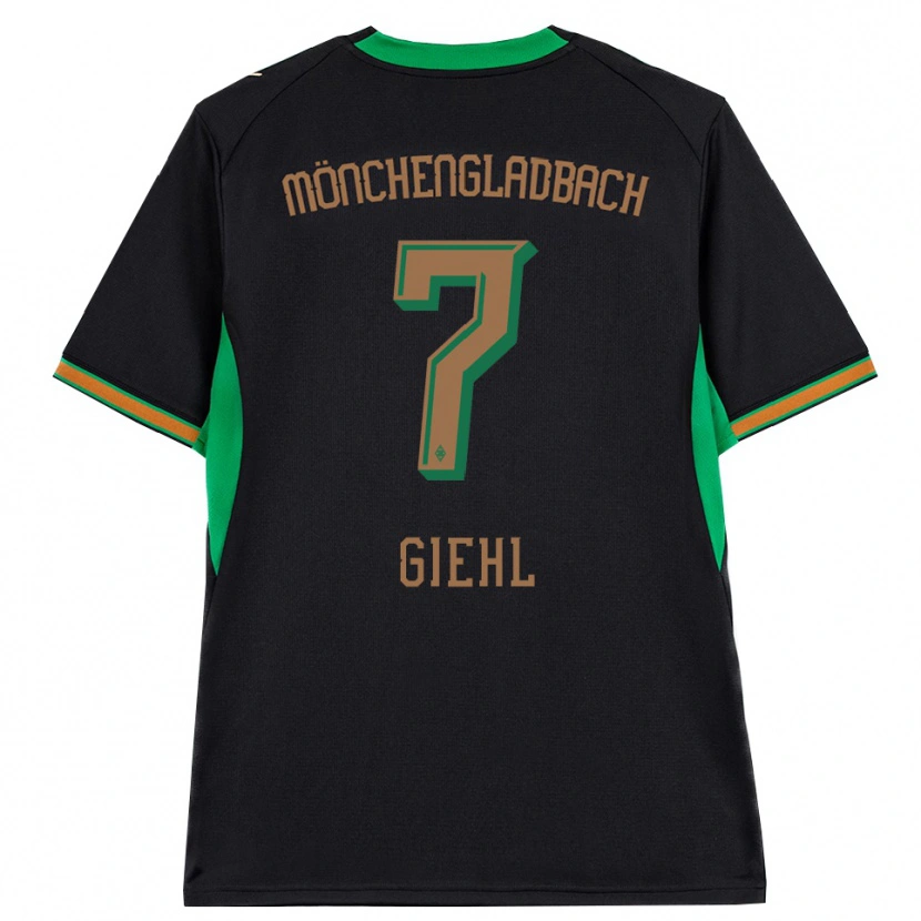 Danxen Kinderen Madita Giehl #7 Zwart Oranje Groen Bruin Uitshirt Uittenue 2026/27 T-Shirt