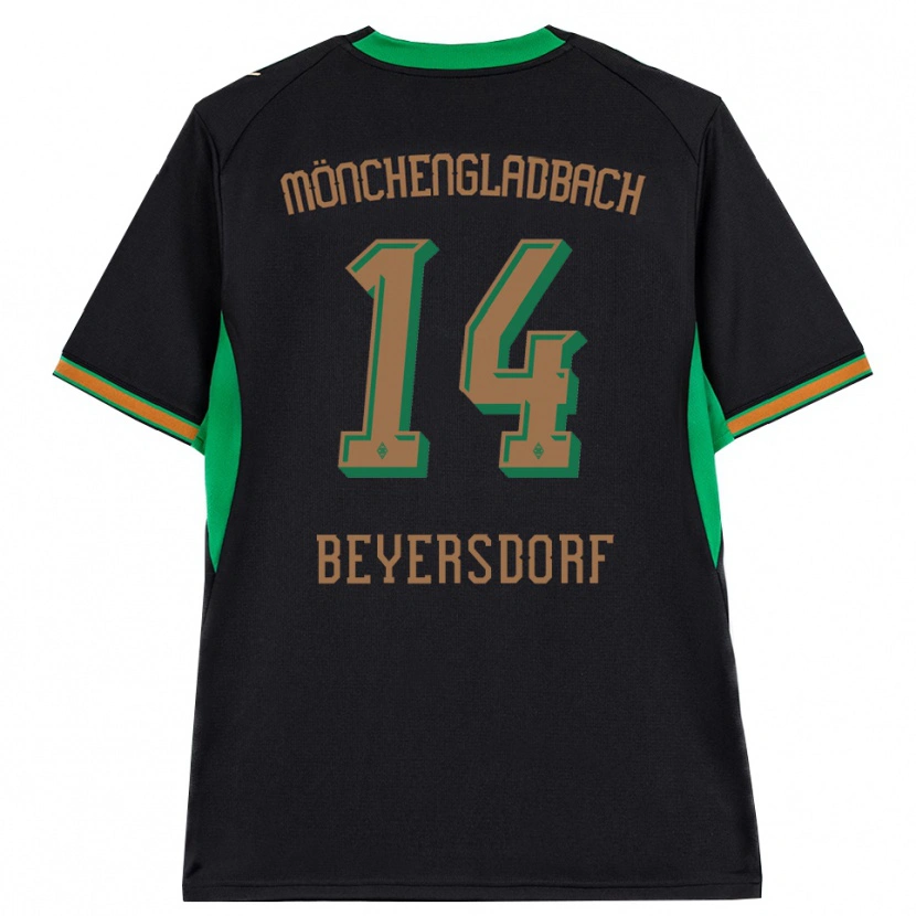 Danxen Kinderen Chris Beyersdorf #14 Zwart Oranje Groen Bruin Uitshirt Uittenue 2026/27 T-Shirt