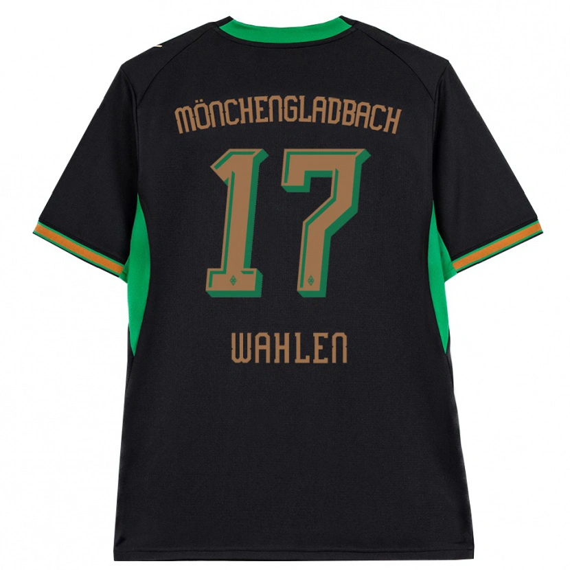 Danxen Kinderen Vanessa Wahlen #17 Zwart Oranje Groen Bruin Uitshirt Uittenue 2026/27 T-Shirt