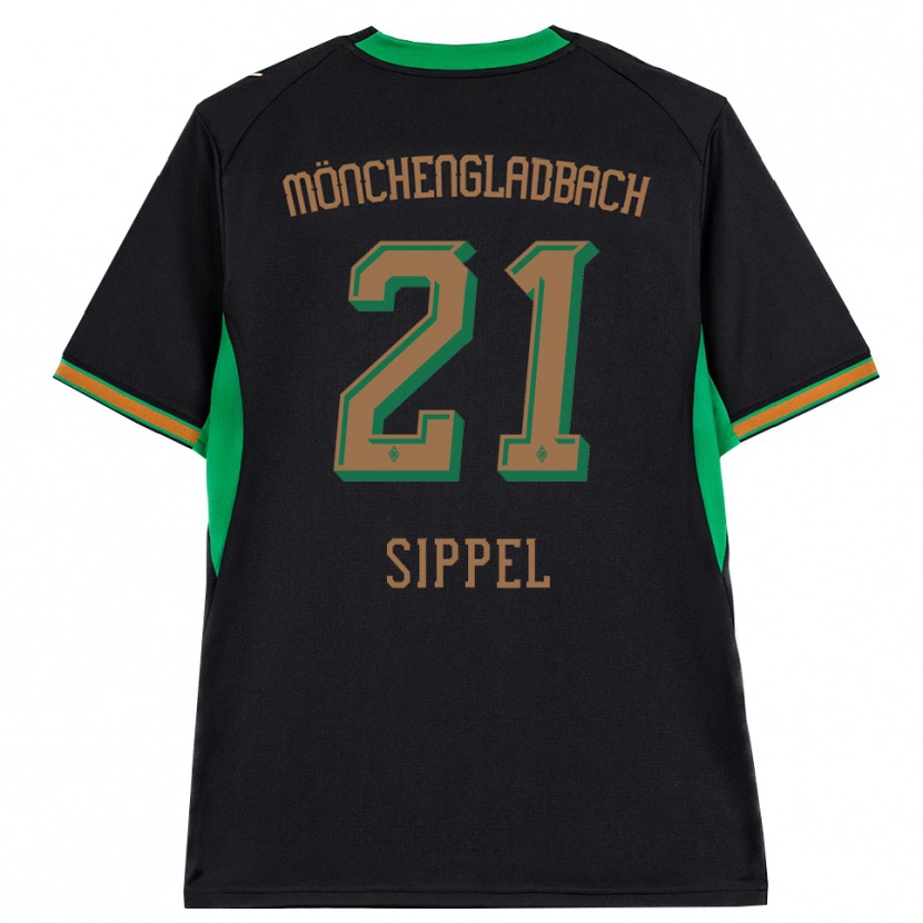 Danxen Kinderen Tobias Sippel #21 Zwart Oranje Groen Bruin Uitshirt Uittenue 2026/27 T-Shirt