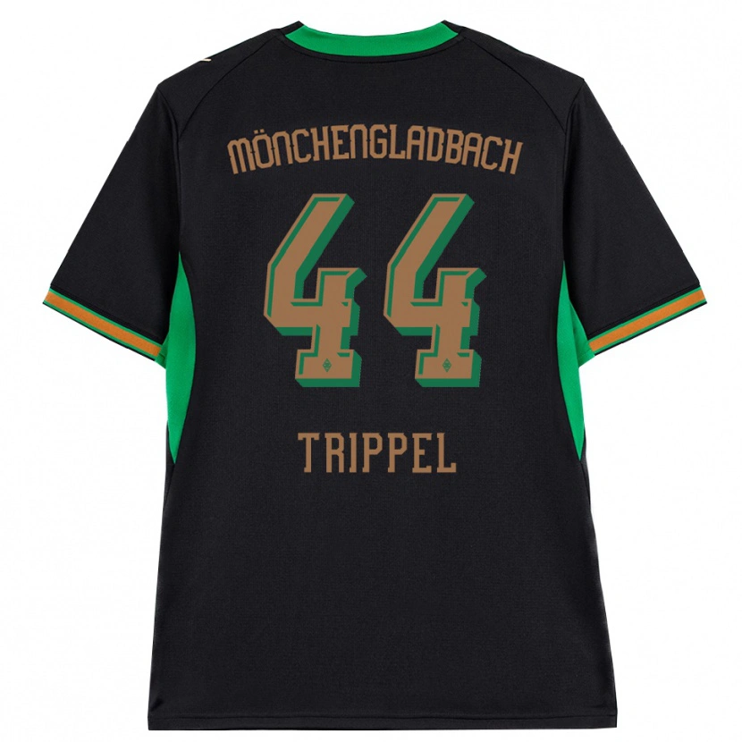 Danxen Kinderen Marcello Trippel #44 Zwart Oranje Groen Bruin Uitshirt Uittenue 2026/27 T-Shirt