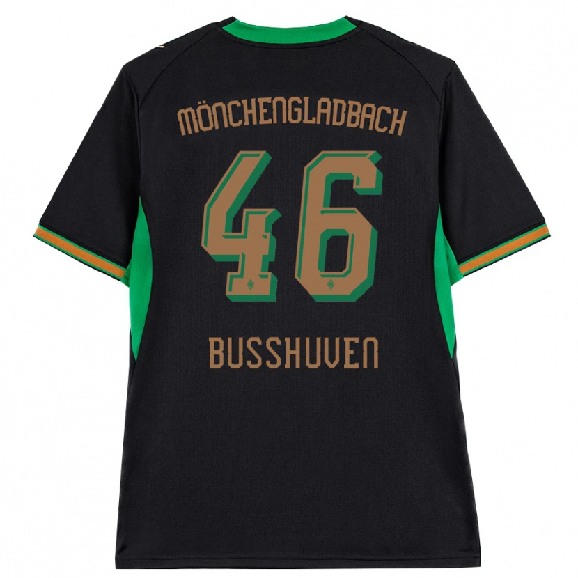 Danxen Kinderen Alina Busshuven #46 Zwart Oranje Groen Bruin Uitshirt Uittenue 2026/27 T-Shirt