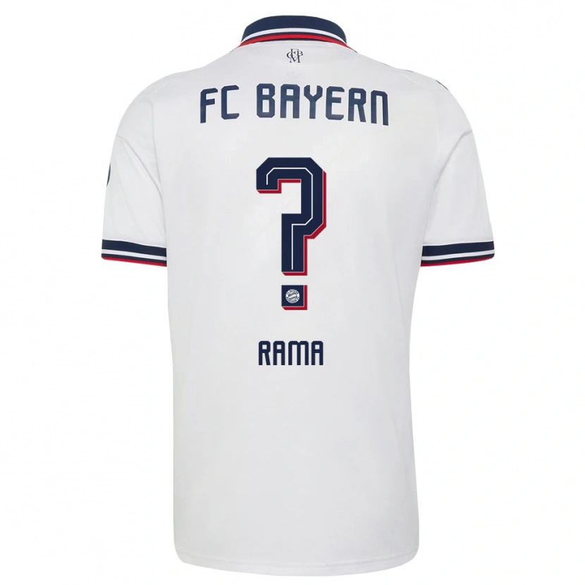 Danxen Kinderen Lamar Rama #0 Wit Grijs Rood Uitshirt Uittenue 2026/27 T-Shirt