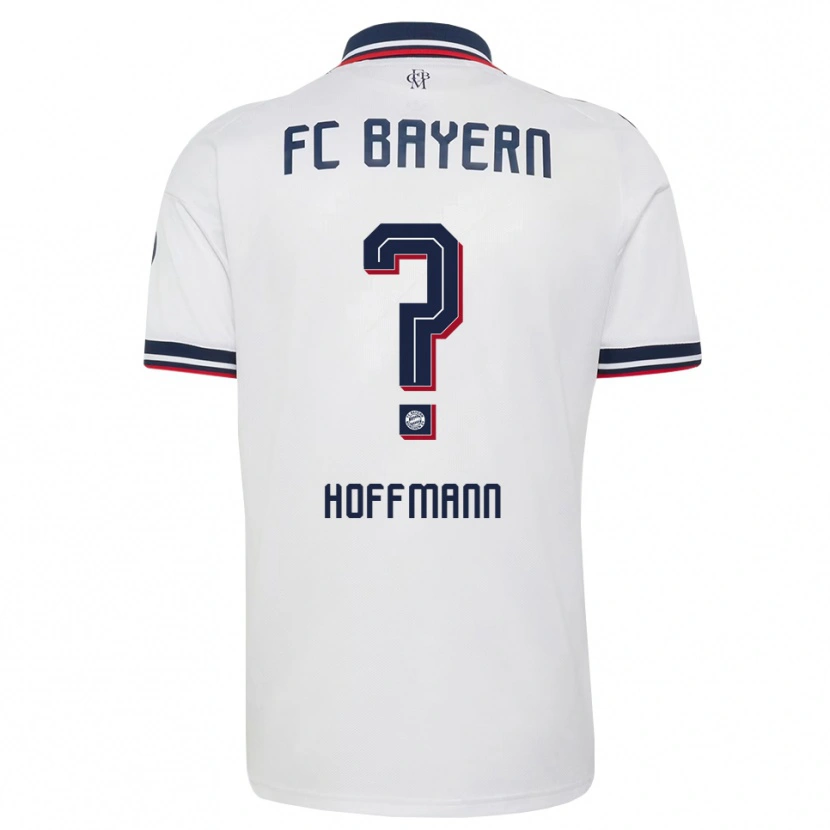 Danxen Kinderen Franz Hoffmann #0 Wit Grijs Rood Uitshirt Uittenue 2026/27 T-Shirt