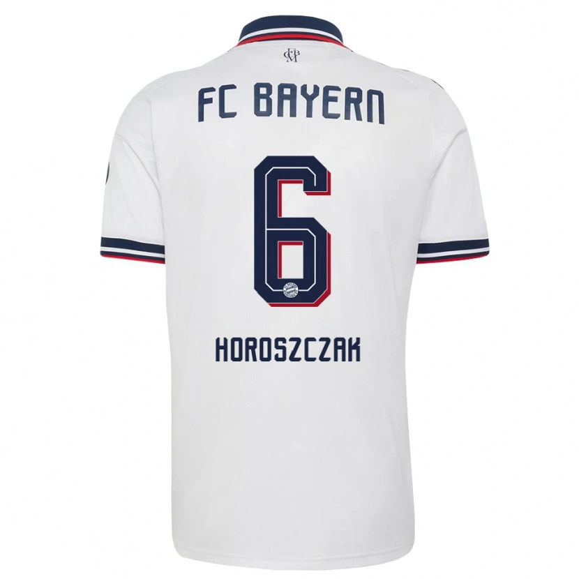 Danxen Kinderen Kuba Horoszczak #6 Wit Grijs Rood Uitshirt Uittenue 2026/27 T-Shirt