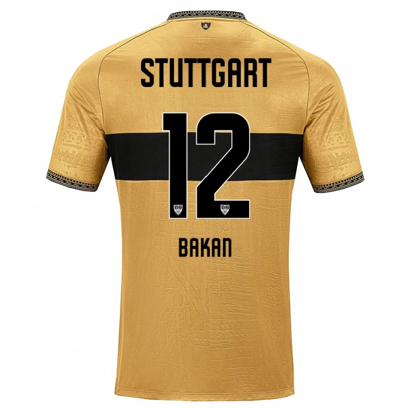 Danxen Kinderen Eren Bakan #12 Bruin Zwart Wit Uitshirt Uittenue 2026/27 T-Shirt