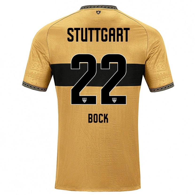 Danxen Kinderen Julian Bock #22 Bruin Zwart Wit Uitshirt Uittenue 2026/27 T-Shirt