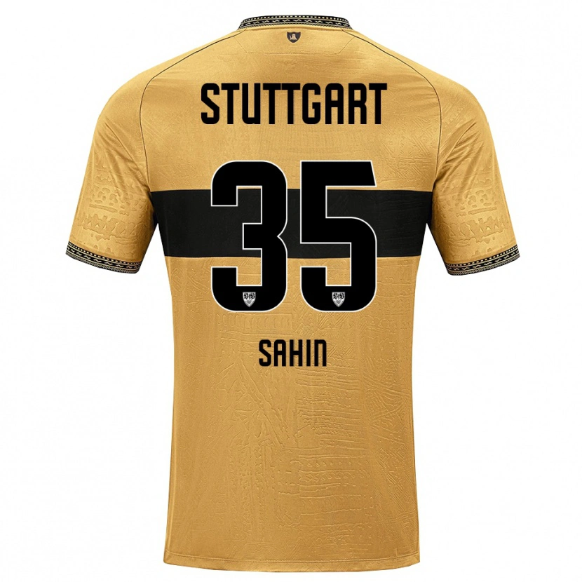 Danxen Kinderen Mehmet Sahin #35 Bruin Zwart Wit Uitshirt Uittenue 2026/27 T-Shirt