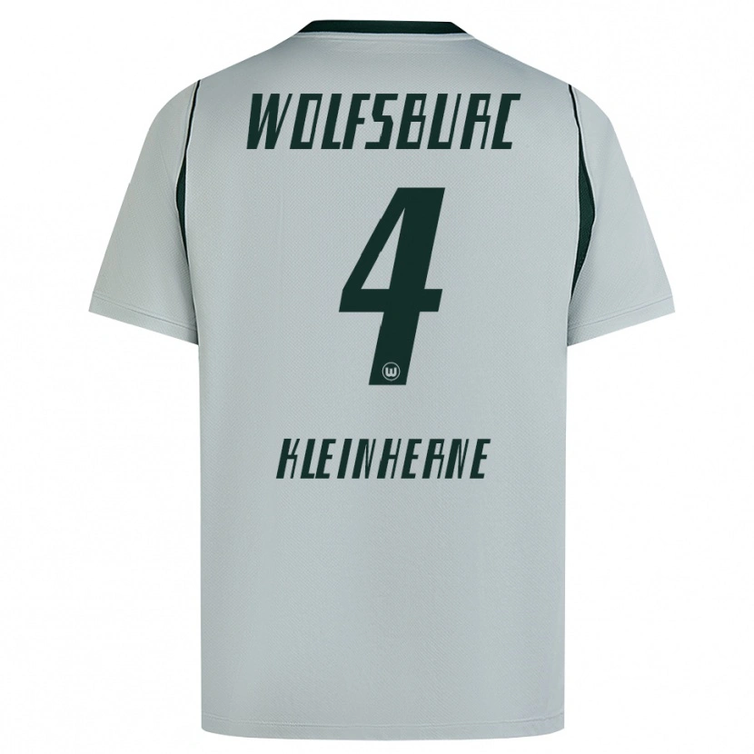 Danxen Kinderen Sophia Kleinherne #4 Grijs Groen Uitshirt Uittenue 2026/27 T-Shirt