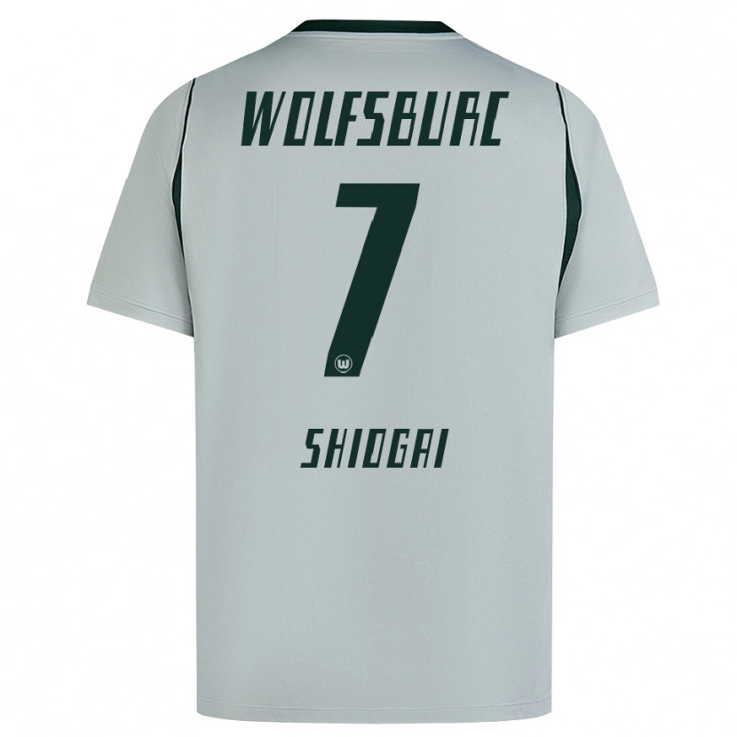 Danxen Kinderen Kento Shiogai #7 Grijs Groen Uitshirt Uittenue 2026/27 T-Shirt