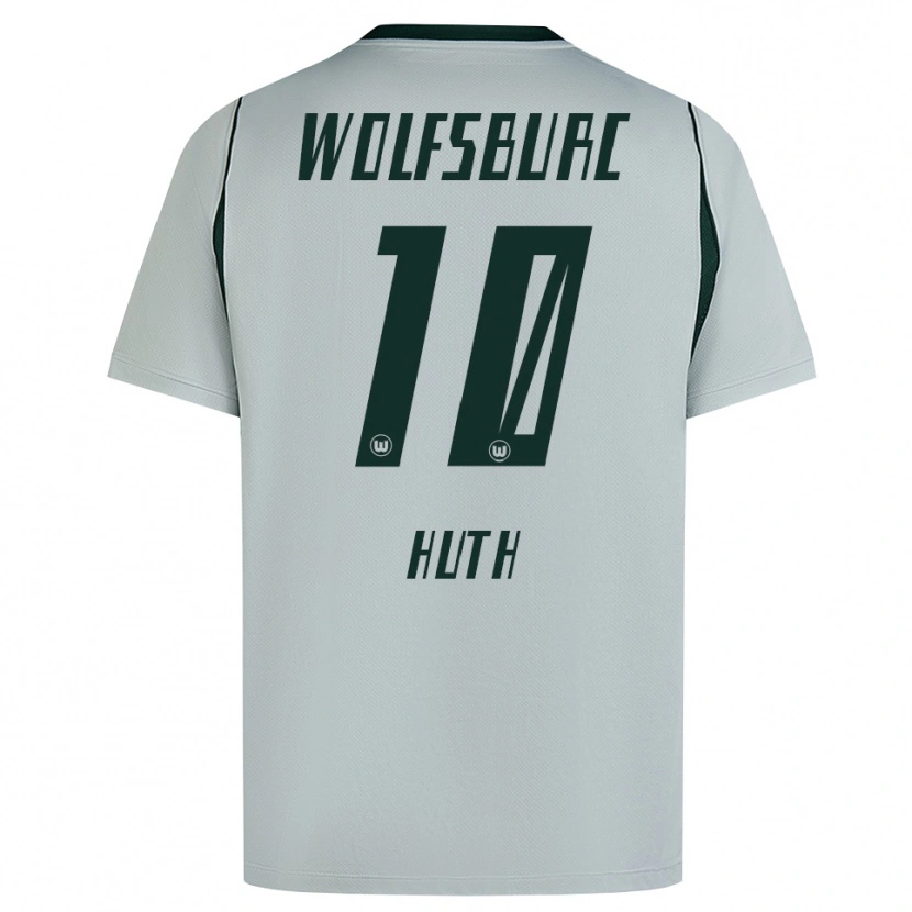 Danxen Kinderen Svenja Huth #10 Grijs Groen Uitshirt Uittenue 2026/27 T-Shirt