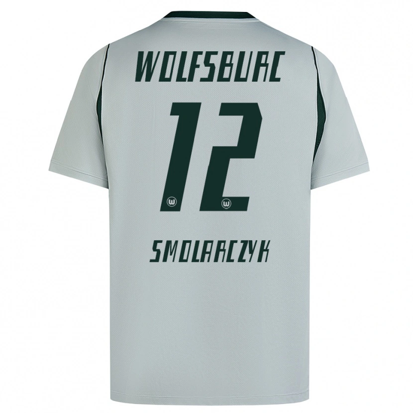 Danxen Kinderen Nelly Smolarczyk #12 Grijs Groen Uitshirt Uittenue 2026/27 T-Shirt