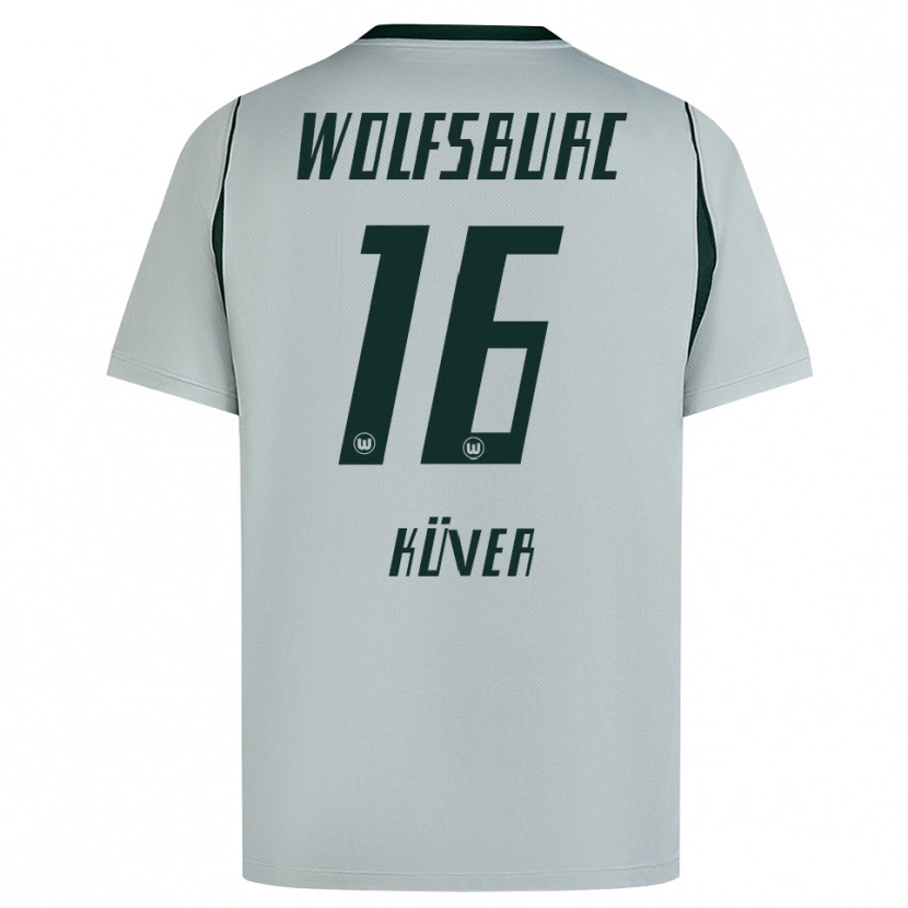 Danxen Kinderen Camilla Küver #16 Grijs Groen Uitshirt Uittenue 2026/27 T-Shirt