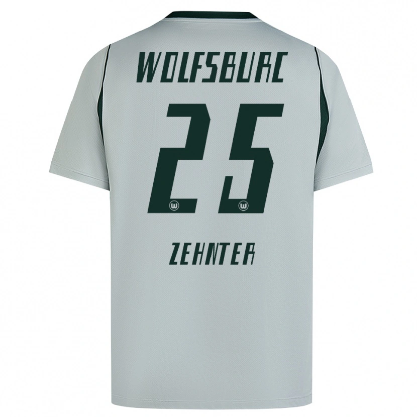 Danxen Kinderen Aaron Zehnter #25 Grijs Groen Uitshirt Uittenue 2026/27 T-Shirt