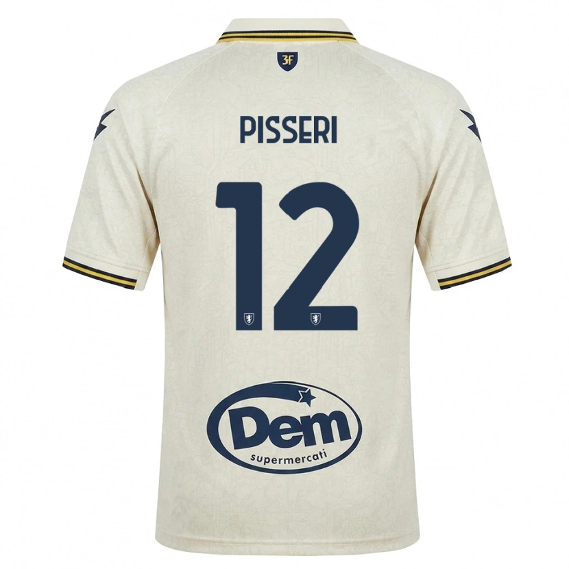 Danxen Kinderen Matteo Pisseri #12 Oldlace Geel Zwart Uitshirt Uittenue 2026/27 T-Shirt