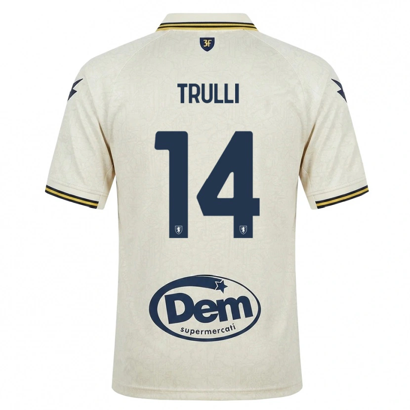 Danxen Kinderen Lorenzo Trulli #14 Oldlace Geel Zwart Uitshirt Uittenue 2026/27 T-Shirt