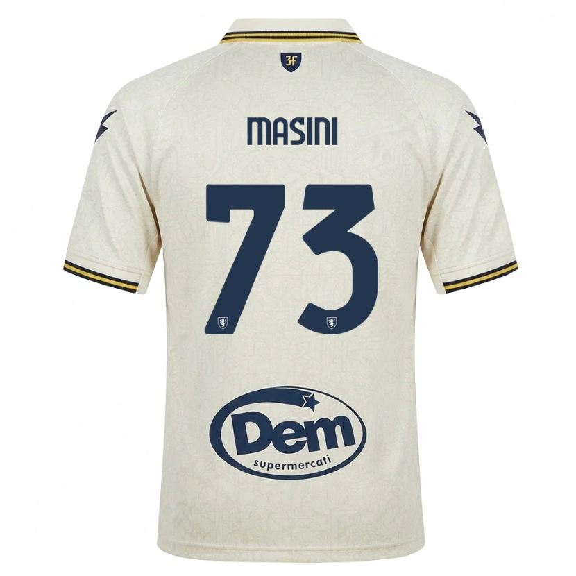 Danxen Kinderen Patrizio Masini #73 Oldlace Geel Zwart Uitshirt Uittenue 2026/27 T-Shirt