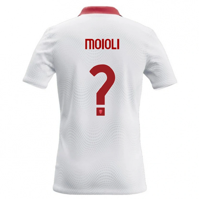 Danxen Kinderen Gabriel Moioli #0 Wit Rood Uitshirt Uittenue 2026/27 T-Shirt