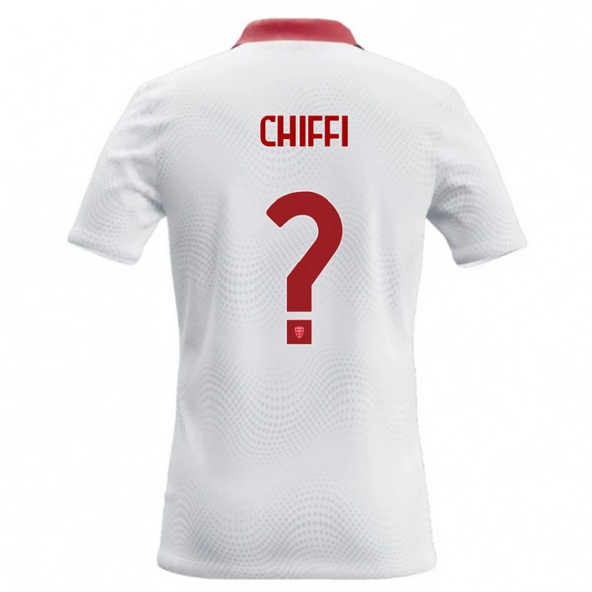 Danxen Kinderen Daniel Chiffi #0 Wit Rood Uitshirt Uittenue 2026/27 T-Shirt