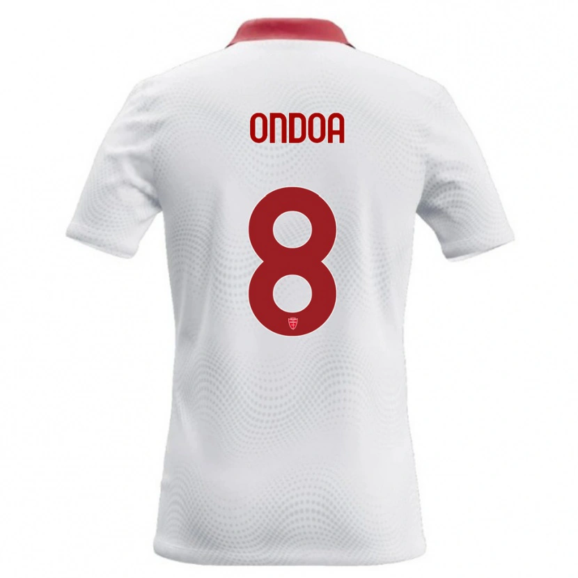 Danxen Kinderen Foe Ondoa #8 Wit Rood Uitshirt Uittenue 2026/27 T-Shirt