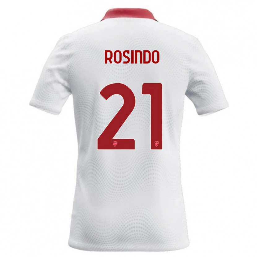 Danxen Kinderen Rosindo Zanni #21 Wit Rood Uitshirt Uittenue 2026/27 T-Shirt