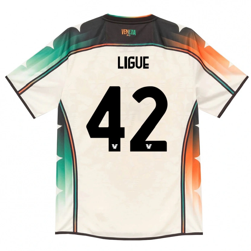 Danxen Kinderen Junior Ligue #42 Oldlace Oranje Groen Uitshirt Uittenue 2026/27 T-Shirt
