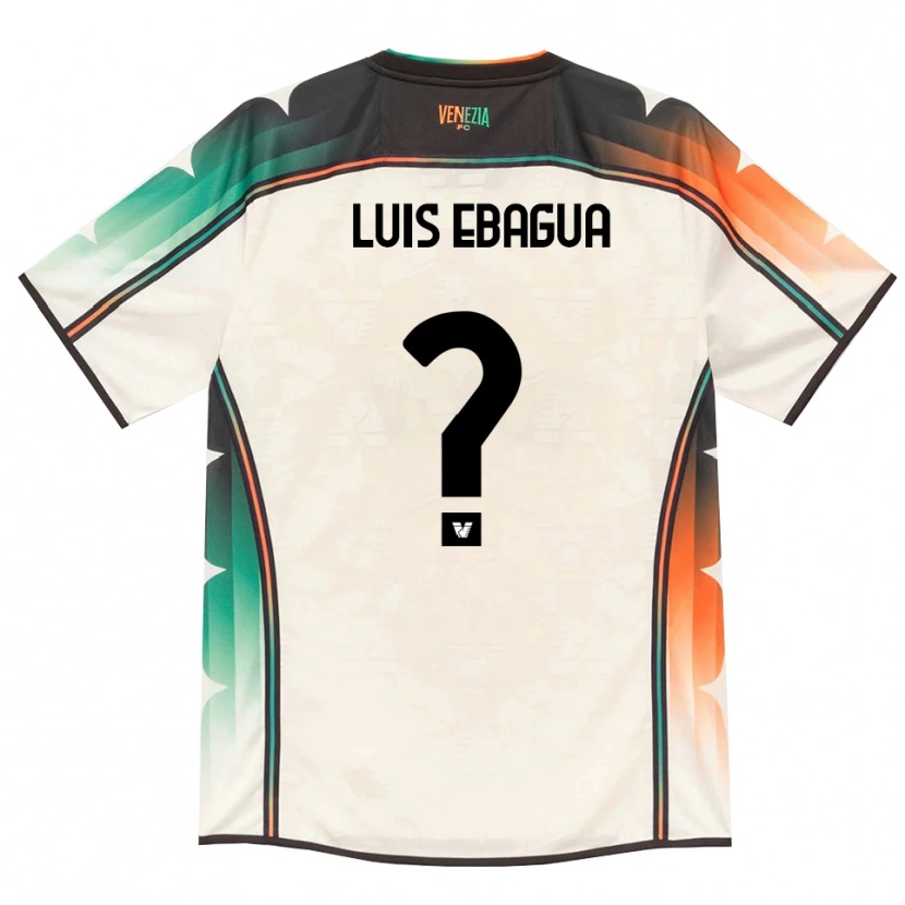 Danxen Kinderen Sean Luis Ebagua #0 Oldlace Oranje Groen Uitshirt Uittenue 2026/27 T-Shirt