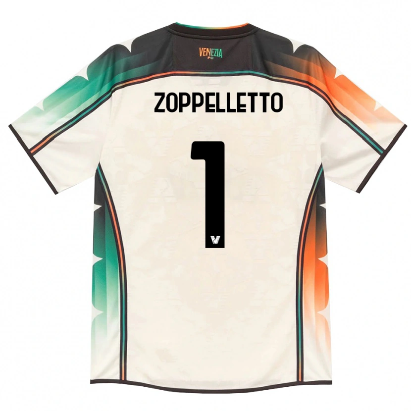 Danxen Kinderen David Zoppelletto #1 Oldlace Oranje Groen Uitshirt Uittenue 2026/27 T-Shirt
